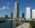 横浜みなとみらい地区のビル郡